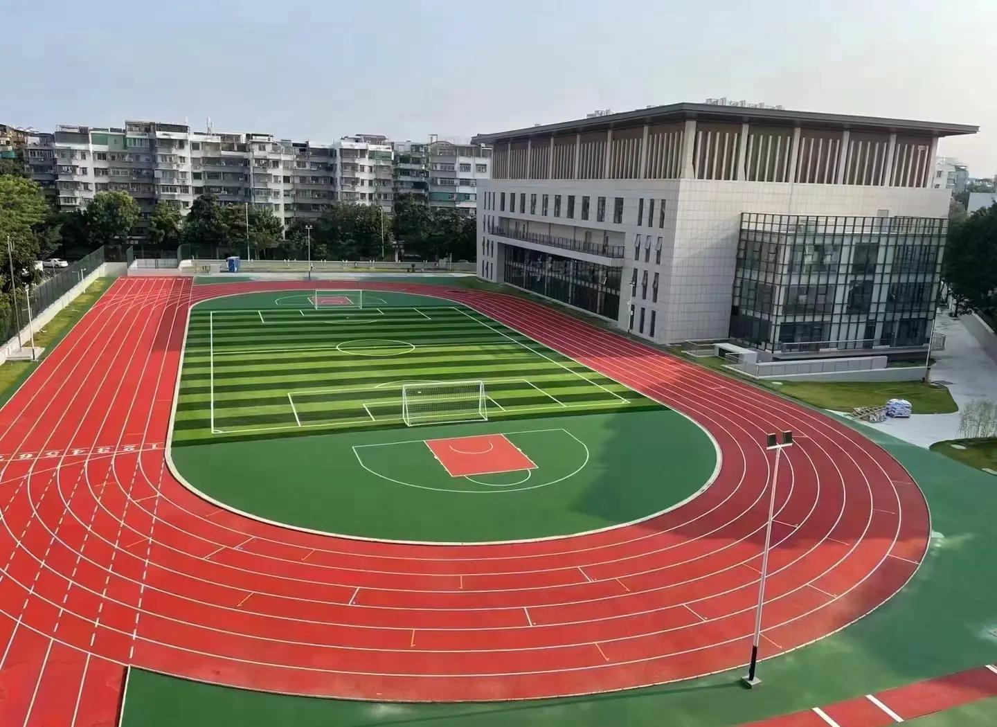 五指山市学校塑胶跑道塑胶篮球场 - 价格